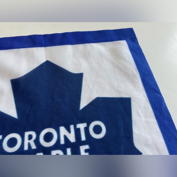 Vintage 1999 Toronto Maple Leaf Fan Flag Banner 10.5”x16.5” Stanley Cup Dynasty - Picture 4 of 12